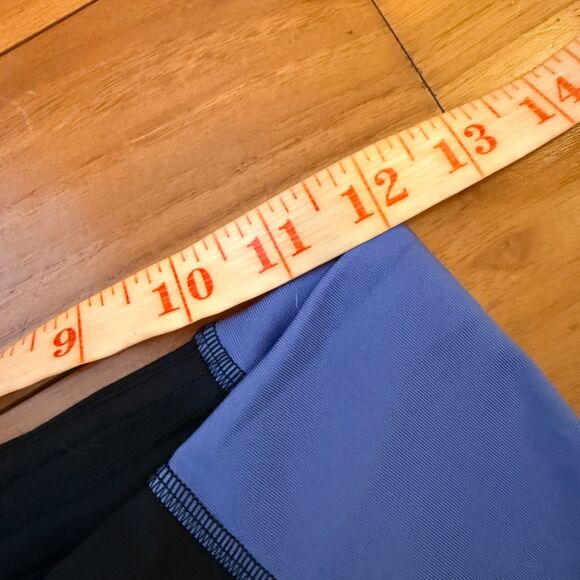 Women Wunder Train High-Rise Tight 25" Colour Block Black Blue Green Size 8 - Picture 10 of 10